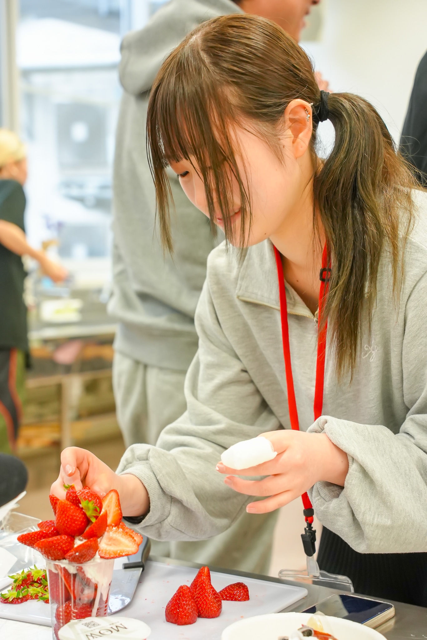 盛り付けするタテ・マエ。