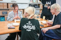 「WACK合同オーディション2026」昼食時の様子。