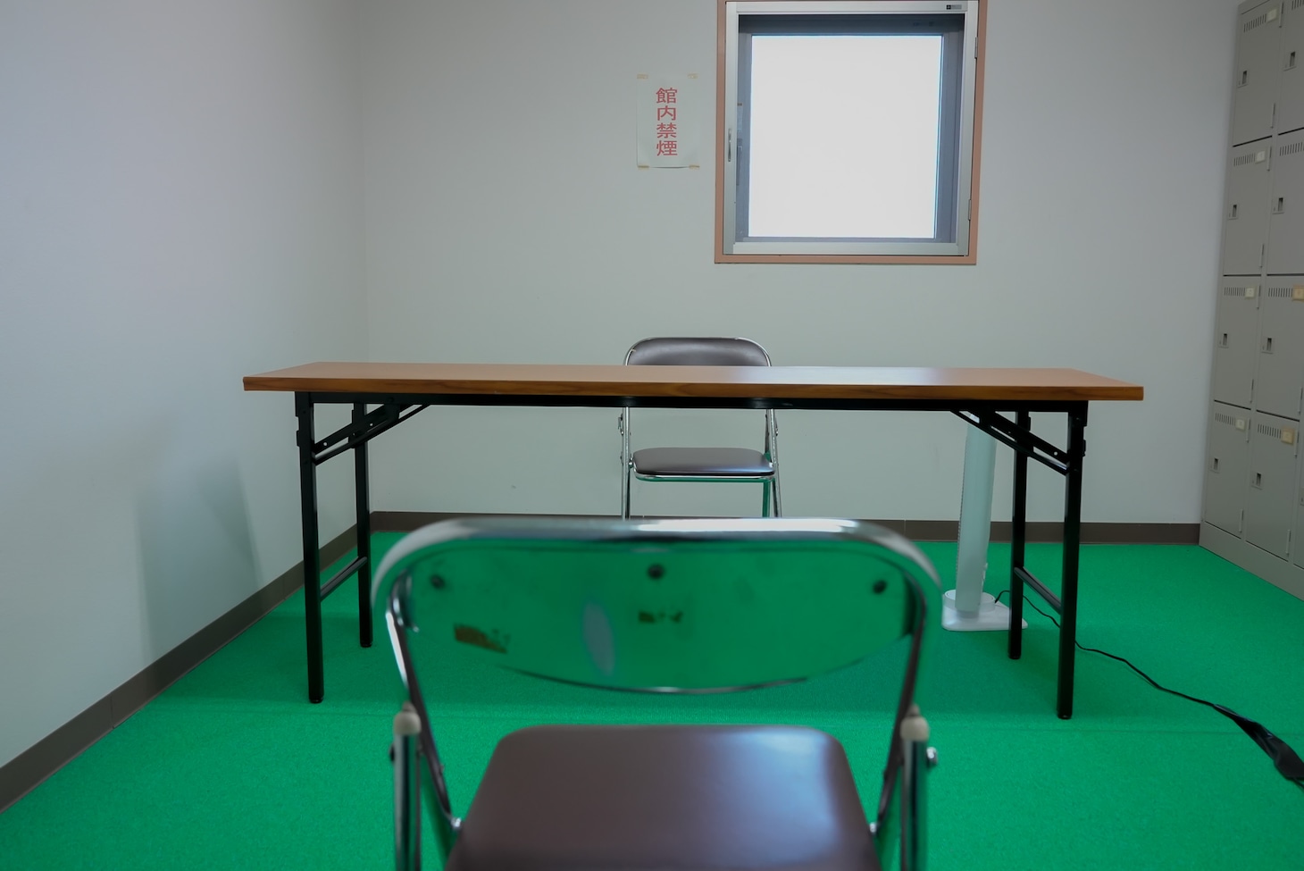 「WACK合同オーディション2026」面接用に準備された部屋。