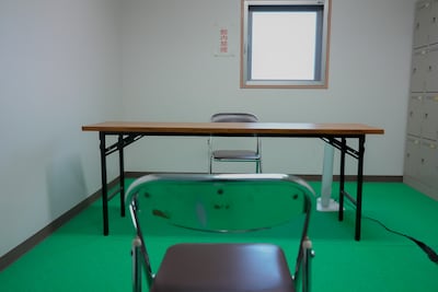 「WACK合同オーディション2026」面接用に準備された部屋。