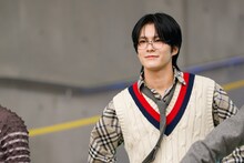 谷口太一（DXTEEN）。ダイバーシティ東京プラザで行われた、2ndアルバム「Heart Beat」リリース記念イベントより。