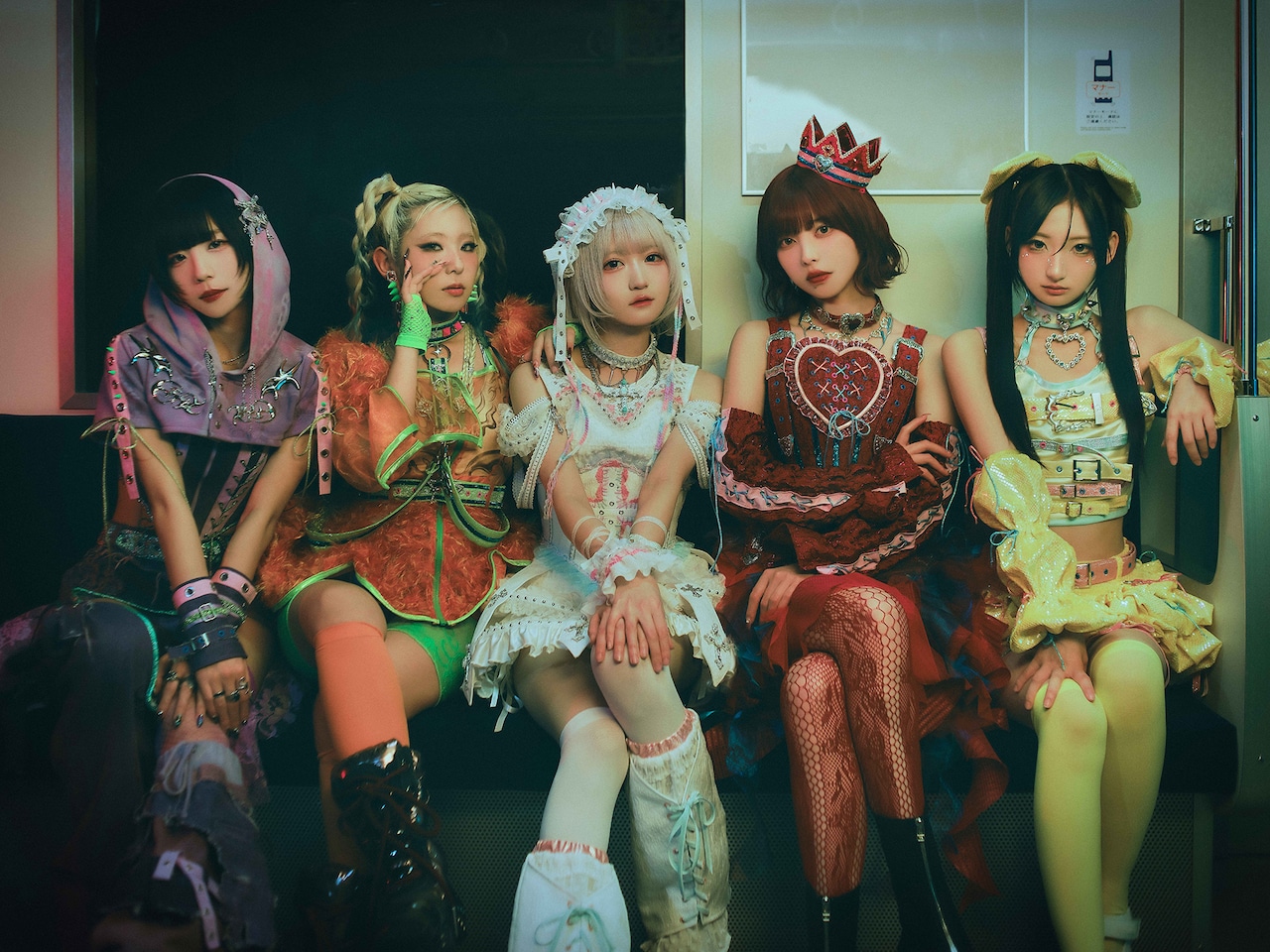 ミームトーキョー。左端がMITSUKI、左から2番目がNENE。