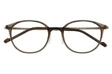 目黒蓮（Snow Man）がCMで着用しているZoffのメガネ（ブラウン）。品番はZJ71017-43A2。