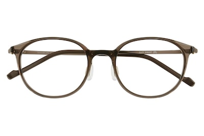 目黒蓮（Snow Man）がCMで着用しているZoffのメガネ（ブラウン）。品番はZJ71017-43A2。