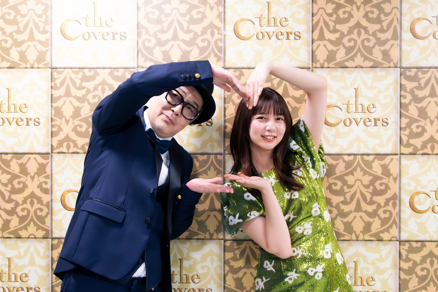 「The Covers スプリング・ロックフェス」MC陣。©︎NHK