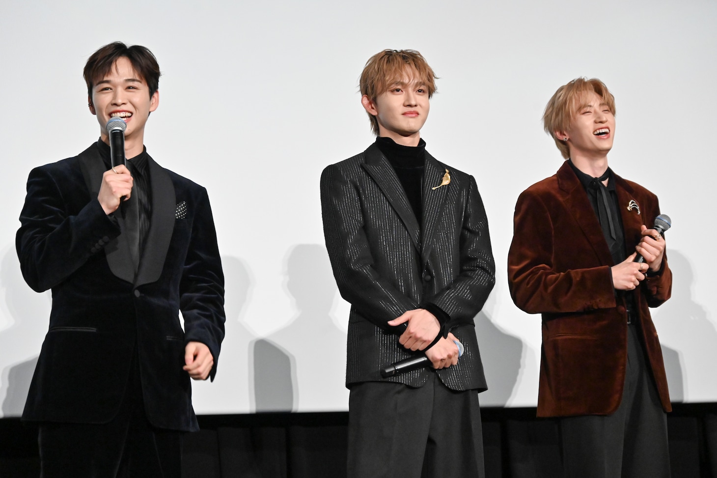 左から後藤威尊、田島将吾、許豊凡。