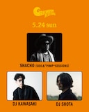 「GREENROOM FESTIVAL'26」5月24日公演に出演するSHACHO（SOIL&"PIMP"SESSIONS） 、DJ KAWASAKI、DJ SHOTA。