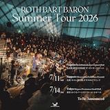 ROTH BART BARON「SUMMER TOUR 2026」告知ビジュアル