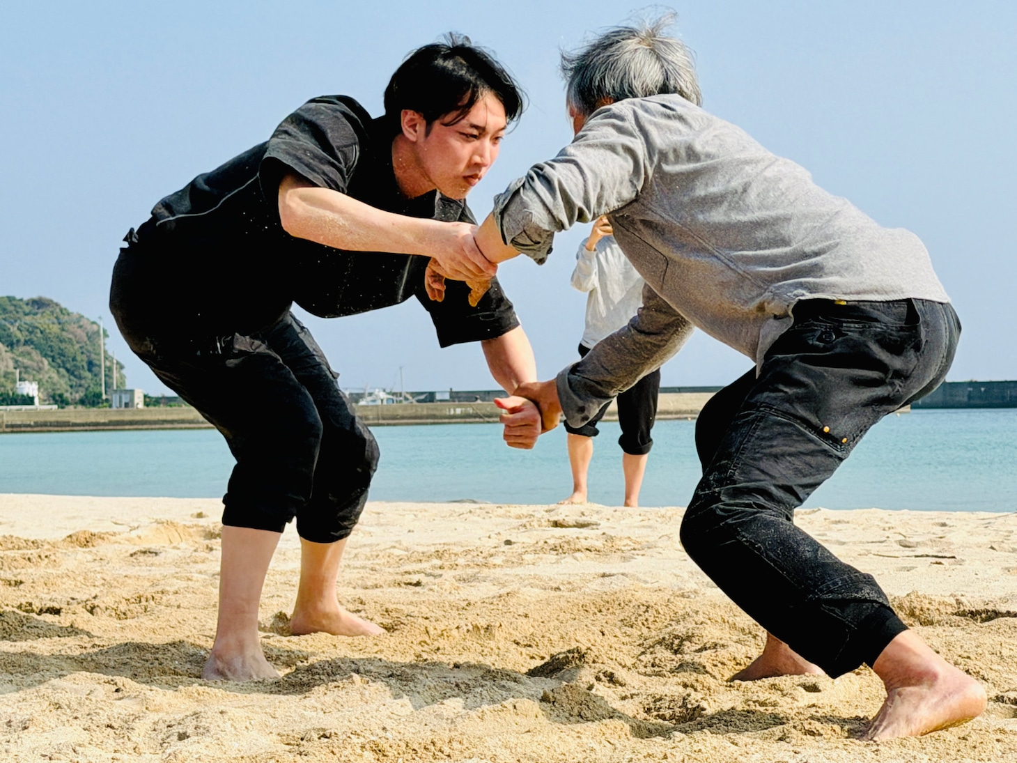 「WACK合同オーディション2026」終了後の相撲対決。