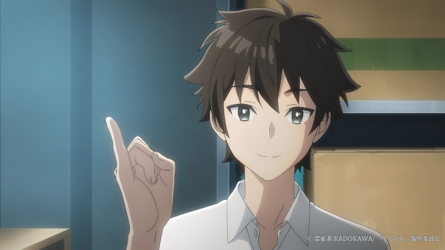 アニメ「転校先の清楚可憐な美少女が、昔男子と思って一緒に遊んだ幼馴染だった件」場面写真©雲雀湯 / KADOKAWA / 「てんびん」製作委員会