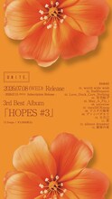 ユナイトのベストアルバム「HOPES #3」告知ビジュアル。