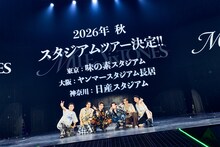 2026年秋にスタジアムツアーを行うSixTONES。