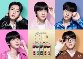 BTS・Jinがパジャマ姿で歯磨き、ジャケットにネクタイ姿も見せる「ルシードエル」新CM公開