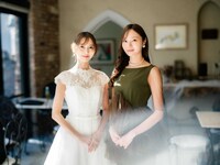 MBS / TBS系ドラマ「失恋カルタ」で共演を果たした乃木坂46の弓木奈於と梅澤美波。