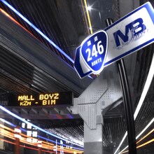 Mall Boyz、BIM、kZm「246」配信ジャケット