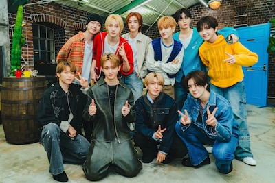 テレビ朝日「BOYNEXTDOOR トモダチベース」第3話に出演するBOYNEXTDOORとINIメンバー。（Photo by Yukiya Kanda）（Photo by Yukiya Kanda）