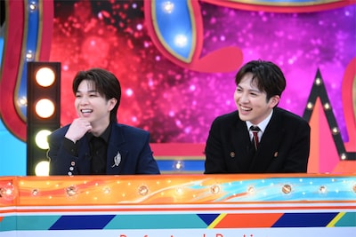 左から塩﨑太智（M!LK）、吉田仁人（M!LK）。ⒸTBS