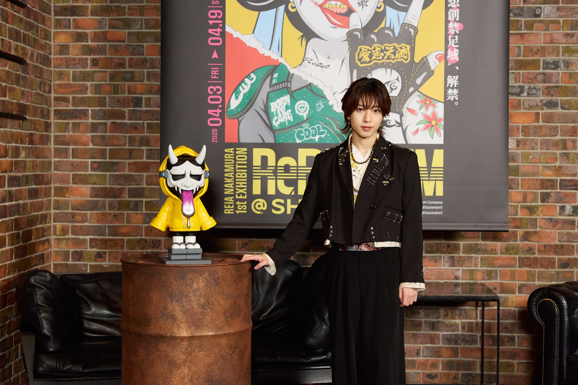 KEY TO LIT中村嶺亜の個展が本日オープン、アートへの強い思いと