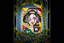 中村嶺亜「REIA NAKAMURA 1st EXHIBITION ReBELiUM@SHIBUYA」キービジュアル