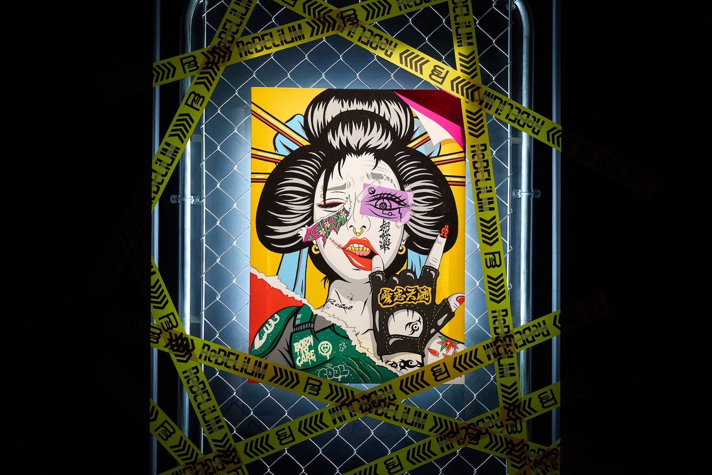 中村嶺亜「REIA NAKAMURA 1st EXHIBITION ReBELiUM@SHIBUYA」キービジュアル