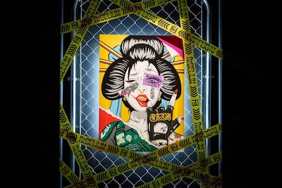 中村嶺亜「REIA NAKAMURA 1st EXHIBITION ReBELiUM@SHIBUYA」キービジュアル