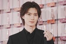 「YSL LOVENUDE HOTEL TOKYO SECRET CHECK-IN」を訪れた山中柔太朗（M!LK）。