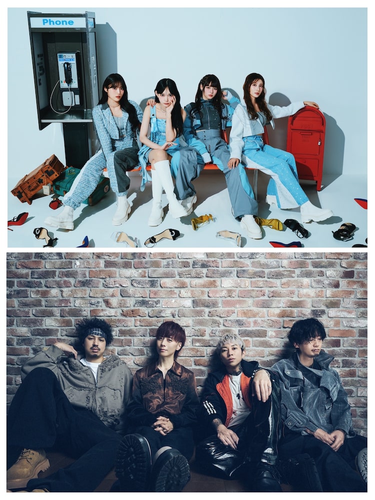 「BANDAI NAMCO MUSIC LIVE / MoooD Records presents ASH DA HERO × PassCode」キービジュアル