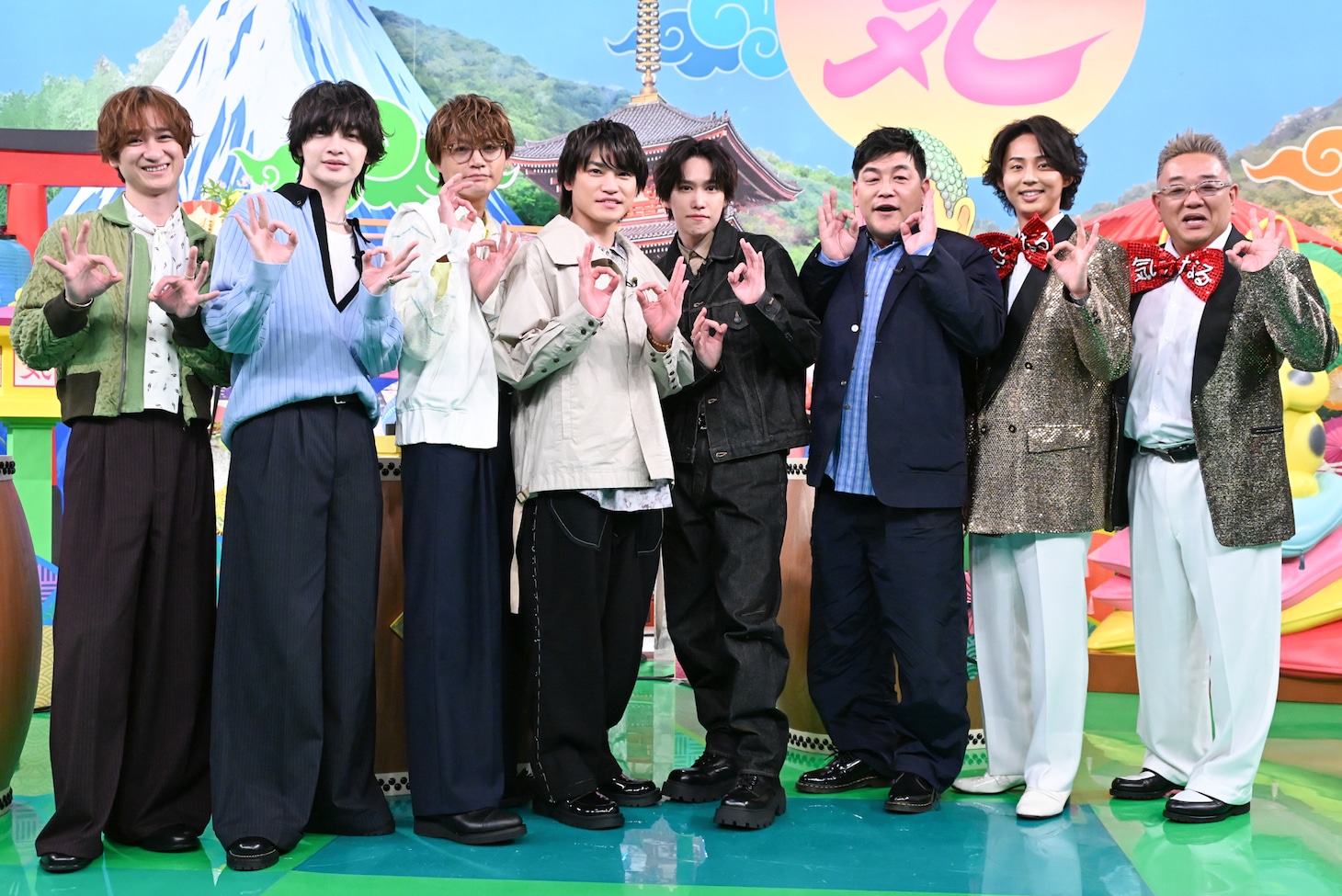 Kis-My-Ft2とサンドウィッチマン。