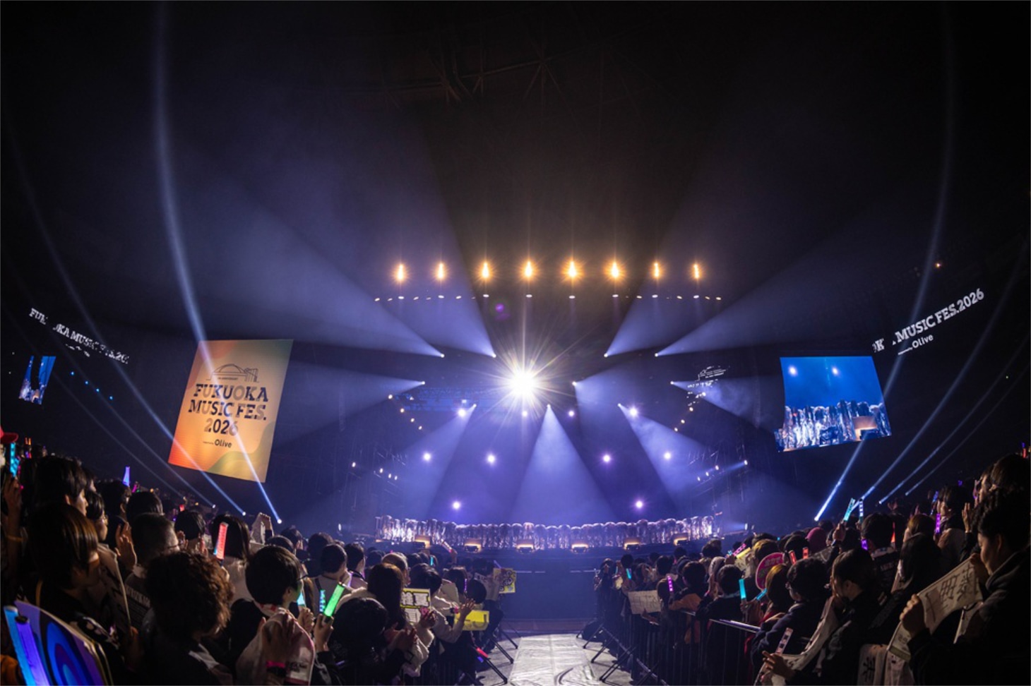 「FUKUOKA MUSIC FES.（福フェス）」より櫻坂46のステージの様子。（撮影：渡邊一生）