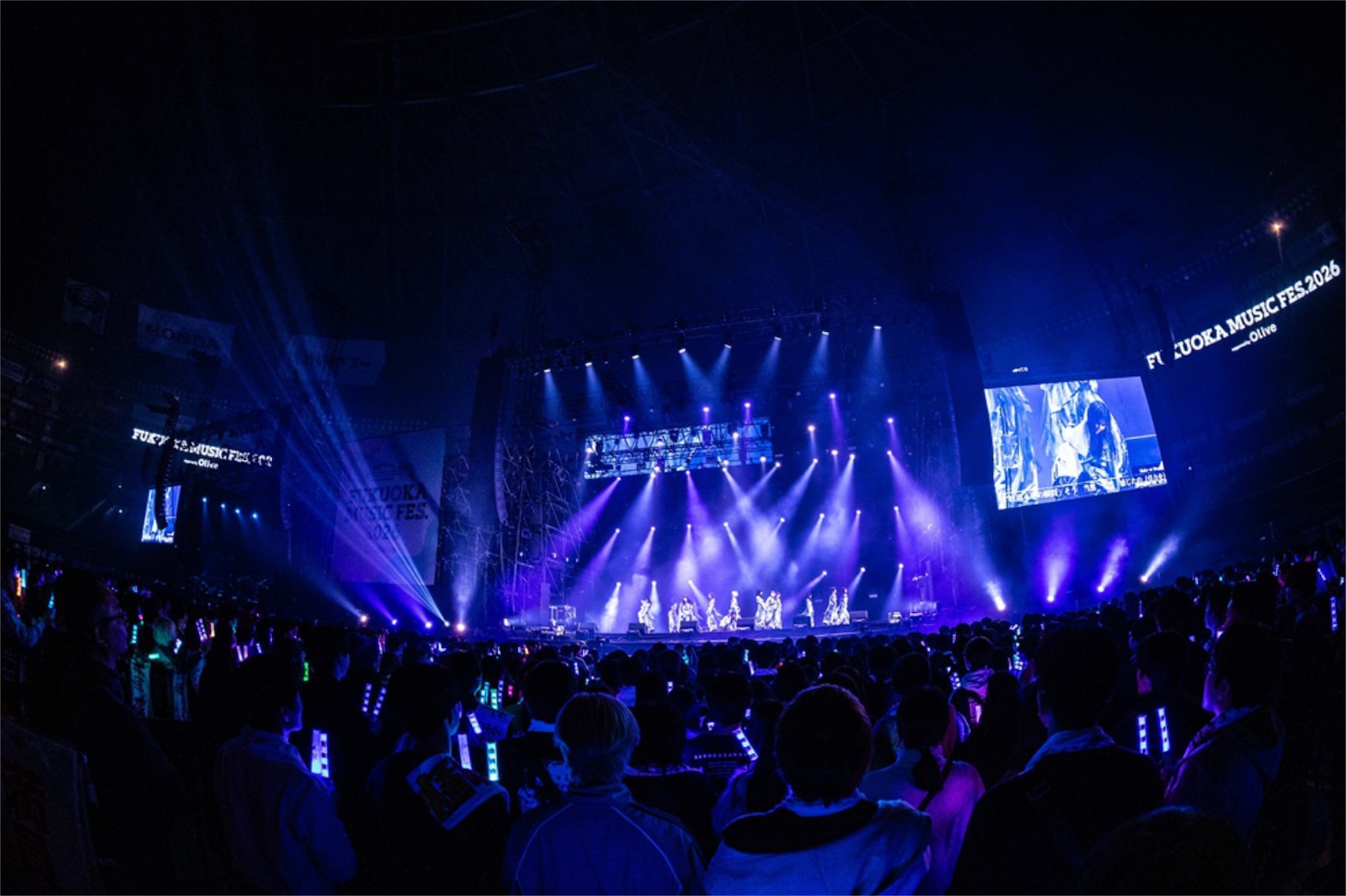 「FUKUOKA MUSIC FES.（福フェス）」より櫻坂46のパフォーマンスの様子。（撮影：渡邊一生）