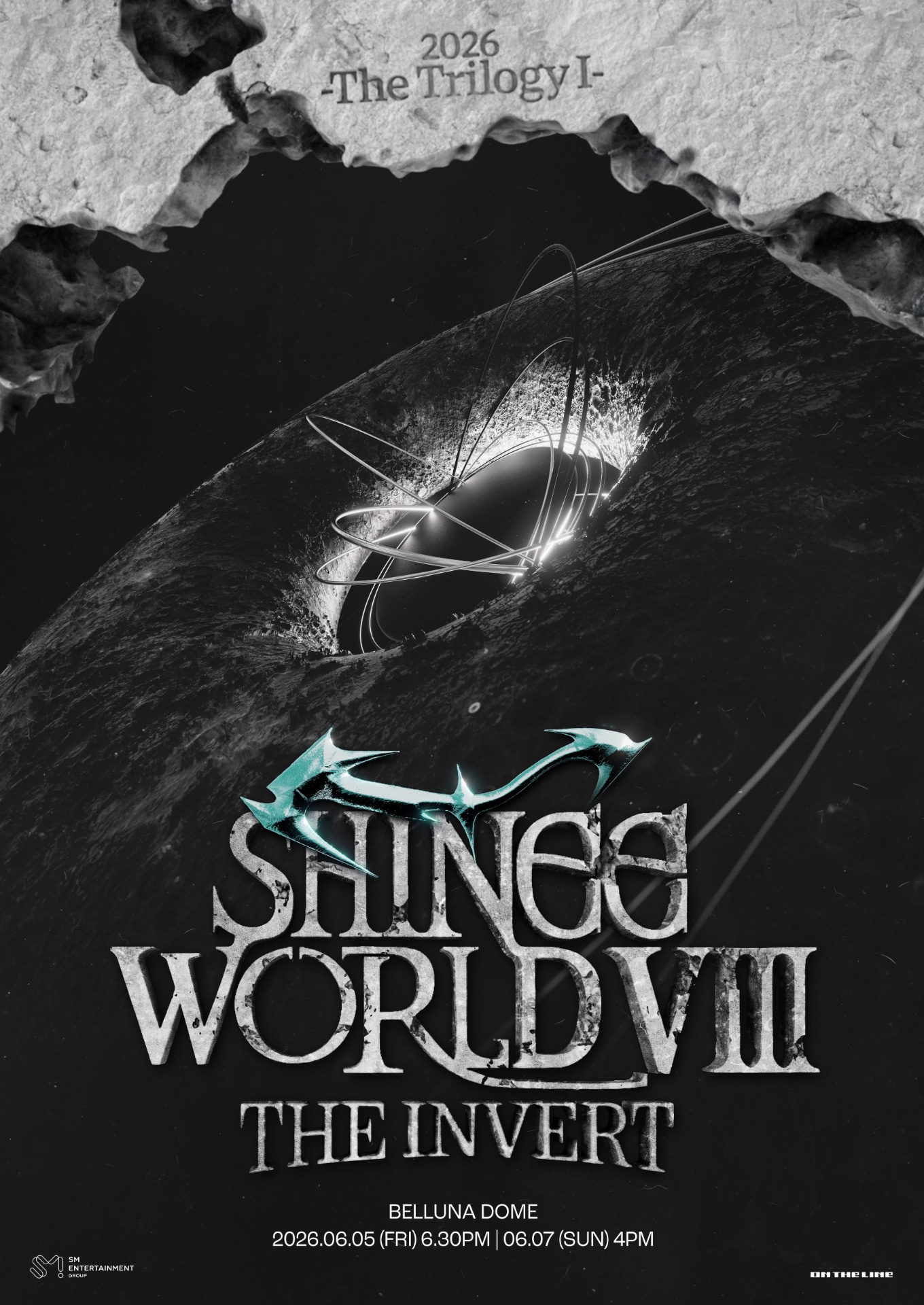 SHINee「-The Trilogy I- 2026 SHINee WORLD VIII : [THE INVERT]」キービジュアル