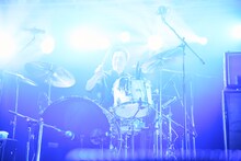 藤田勇（Dr / ART-SCHOOL）（撮影：中野敬久）