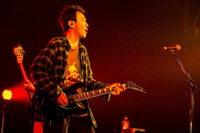 藤田勇（Dr, G / MO'SOME TONEBENDER）（撮影：河本悠貴）