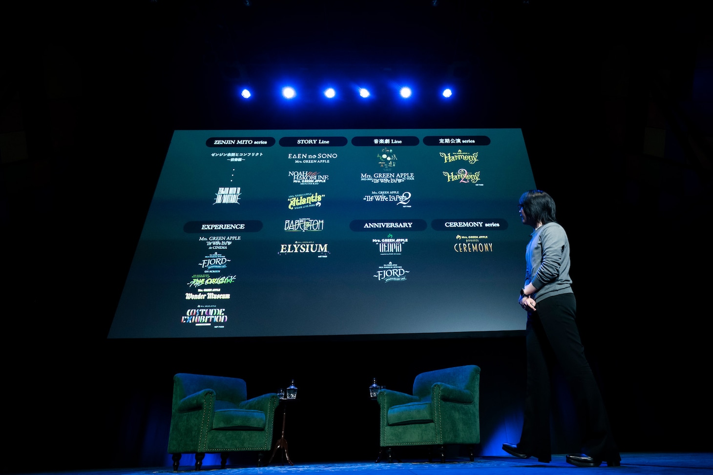 Mrs. GREEN APPLE、2029年までのライブイベントの構想を一挙発表