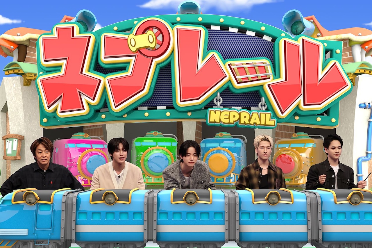 「JO1チーム」。左から堀内健、河野純喜、佐藤景瑚、金城碧海、豆原一成。