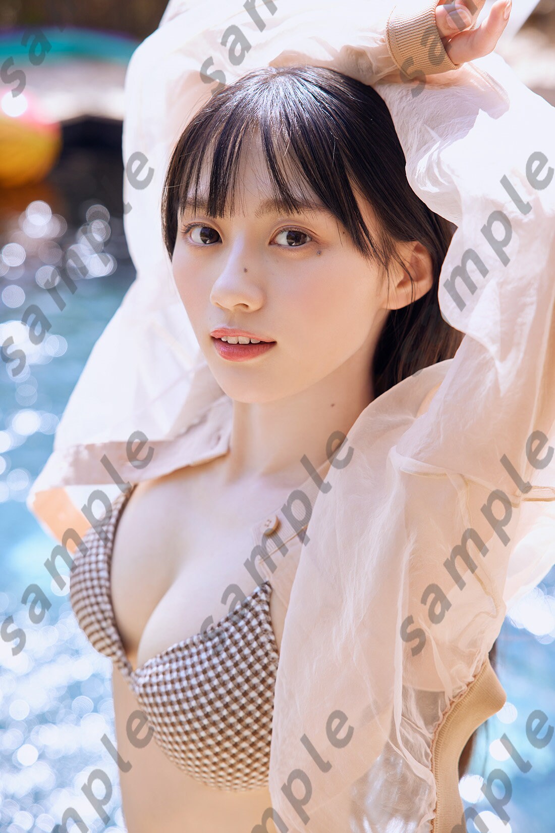 店舗別ポスカ20種+封入ポスカ6種 乃木坂46 川﨑桜 写真集 エチュード 乃木坂46川崎桜、美肌輝く水遊びショット 1st写真集封入ポストカード第
