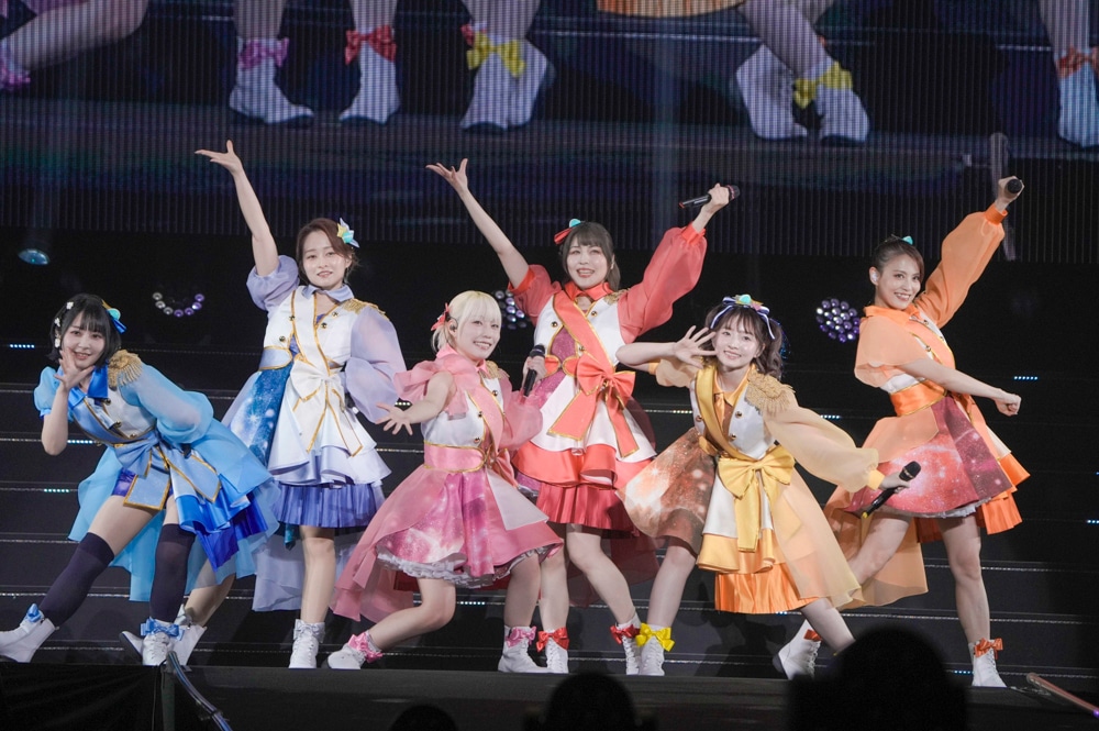 「ゾンビランドサガLIVE～フランシュシュ ゆめぎんがフェスティバル～」の様子。