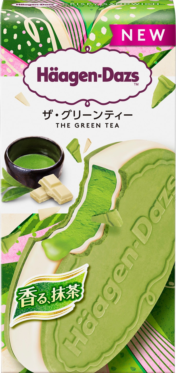 「ハーゲンダッツ クリスピーサンド『ザ・グリーンティー』」商品画像