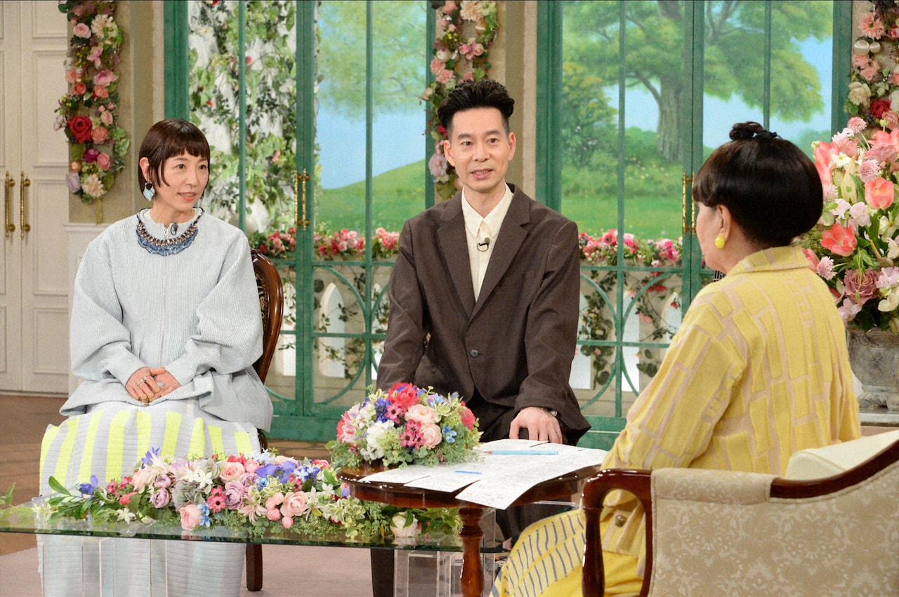 ハンバート ハンバートと黒柳徹子。©︎テレビ朝日