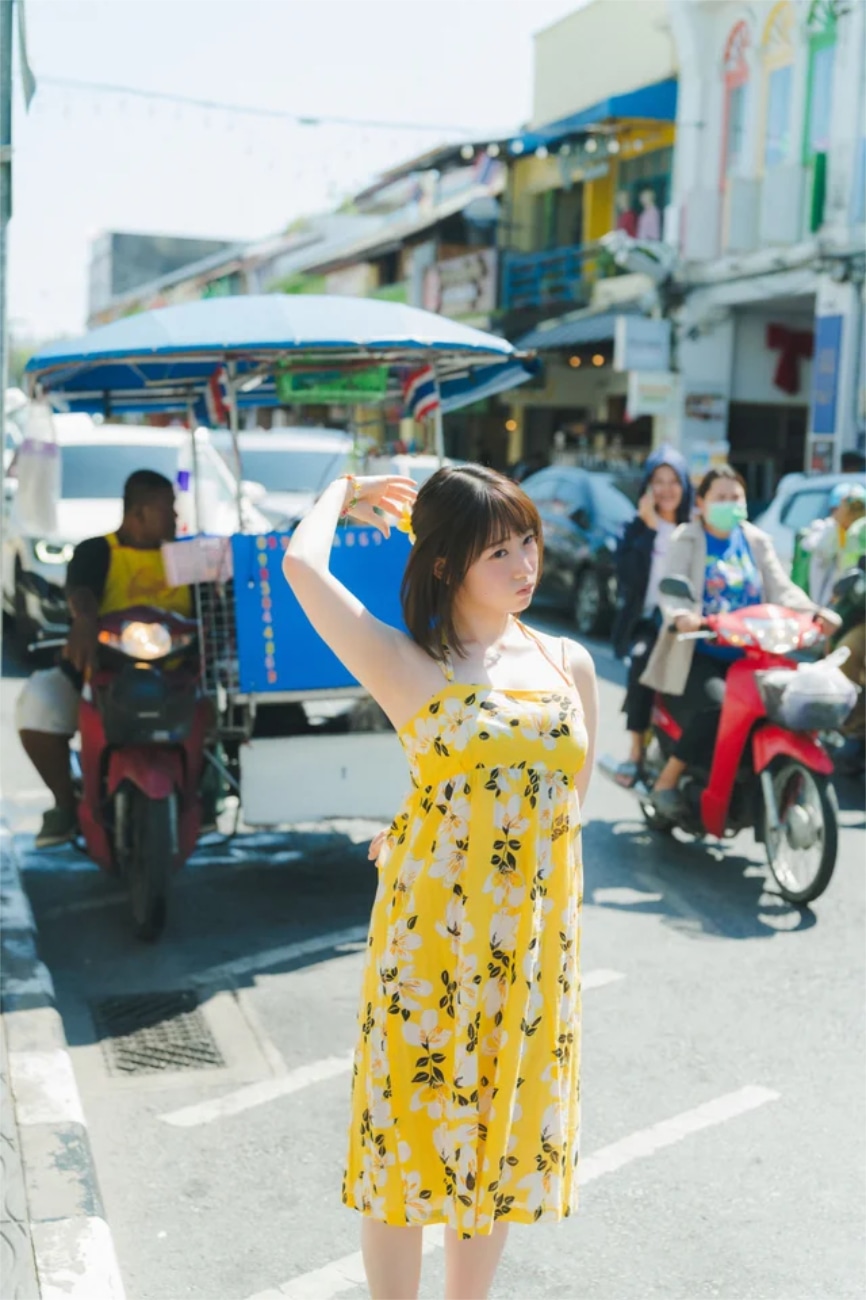 甲斐心愛（STU48）2nd写真集（タイトル未定）掲載カット。（撮影：カノウリョウマ）