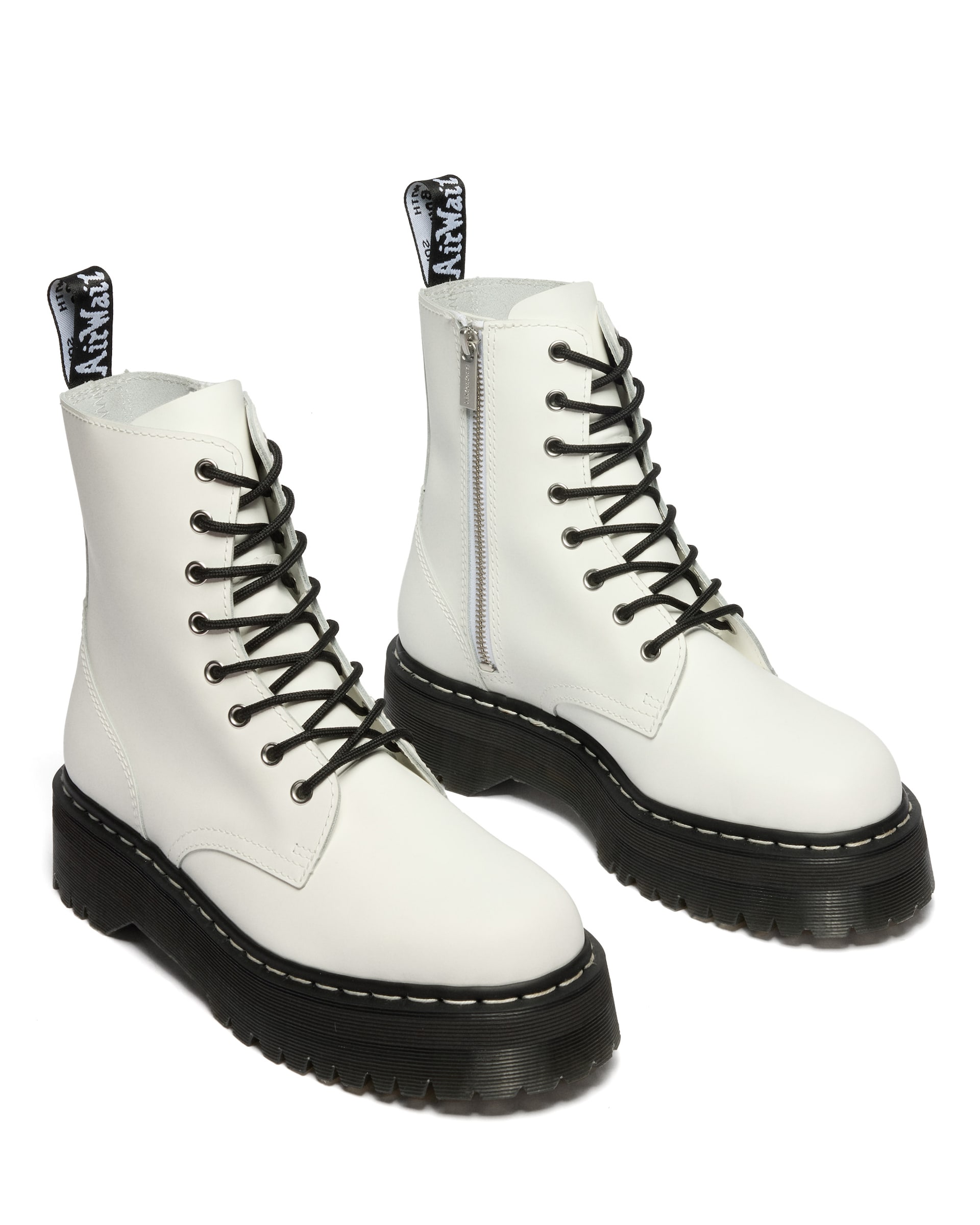 JADON ホワイトステッチ 8 ホール ブーツ Dr. Martens から日本限定モデルを含む 秋の最新作「ホワイトステッチ