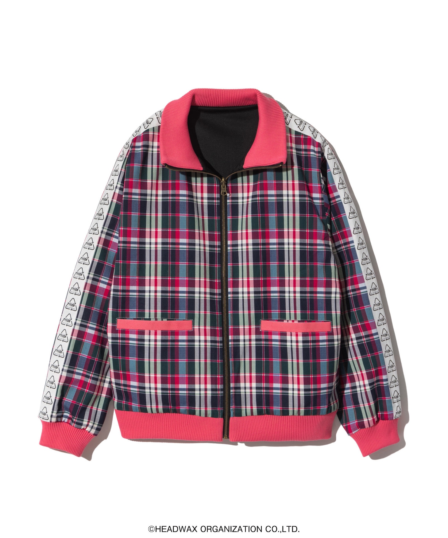 glamb × hide「hide Check Tracksuit」©HEADWAX ORGANIZATION CO.,LTD./ by courtesy of HIDEO CANNO (CAPS)