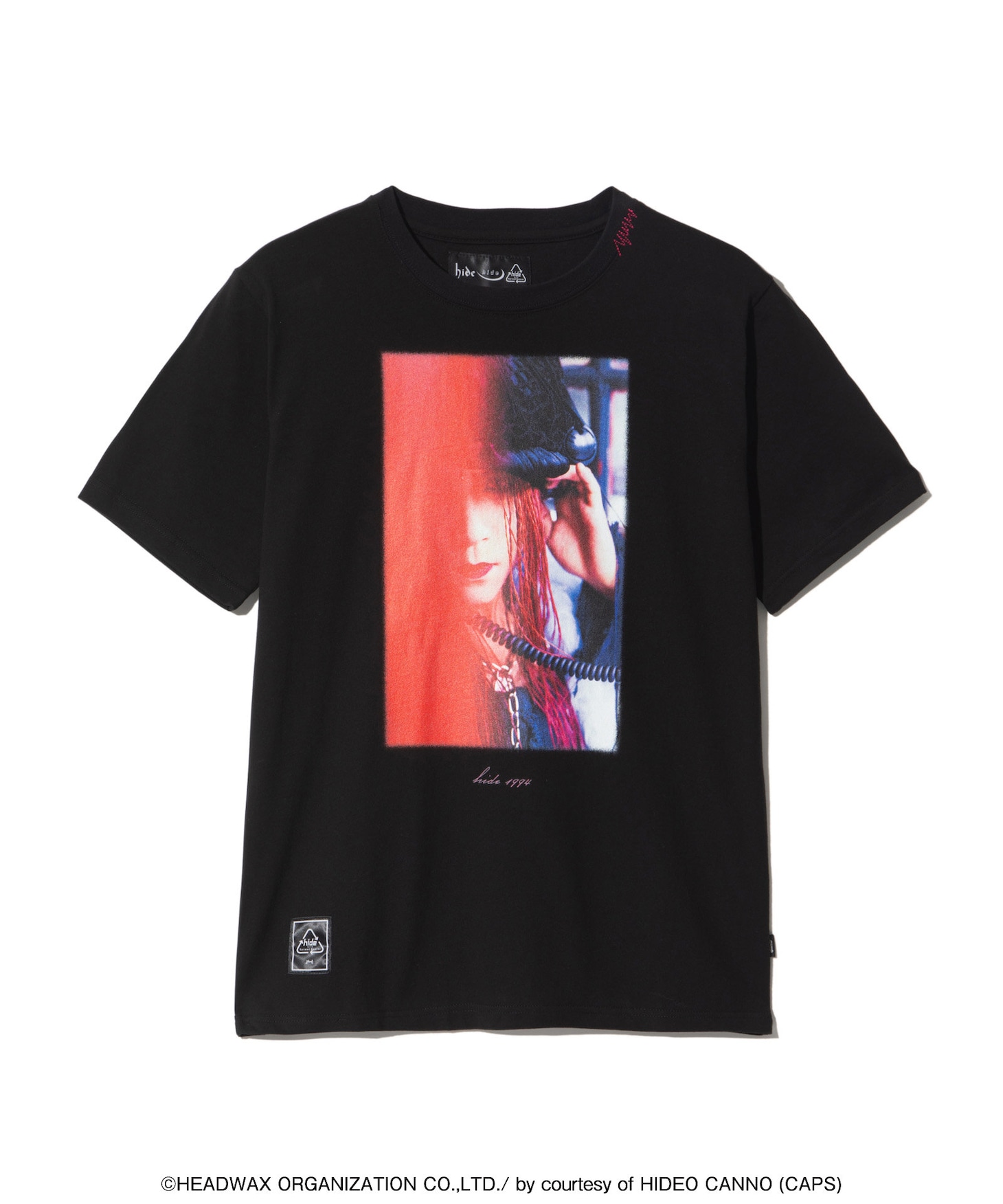 glamb × hide「hide Red Gradation T-Shirt」©HEADWAX ORGANIZATION CO.,LTD./ by courtesy of HIDEO CANNO (CAPS)