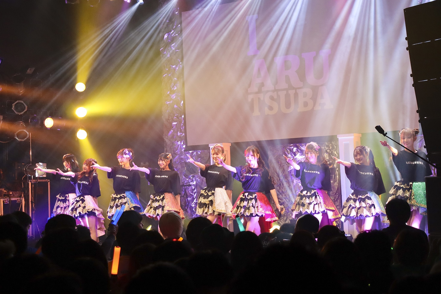 アルテミスの翼の全国ツアー「I ♡ ARUTSUBA」ファイナル公演の様子。