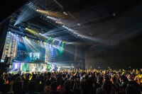 一面ヒマワリ色に染まったZepp DiverCity（TOKYO）。