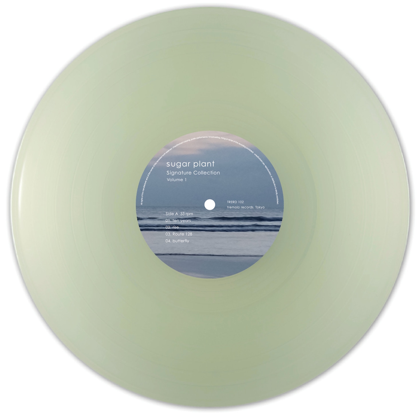 sugar plant「Signature Collection Volume.1」レコード盤