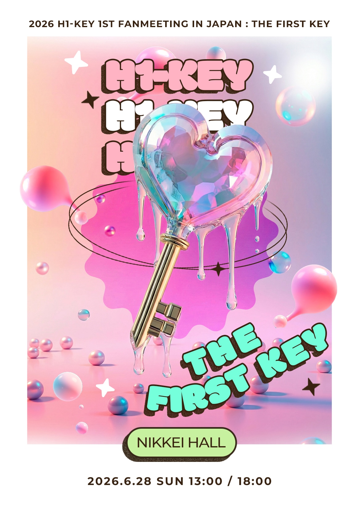「2026 H1-KEY 1st FANMEETING in Japan : THE FIRST KEY」キービジュアル
