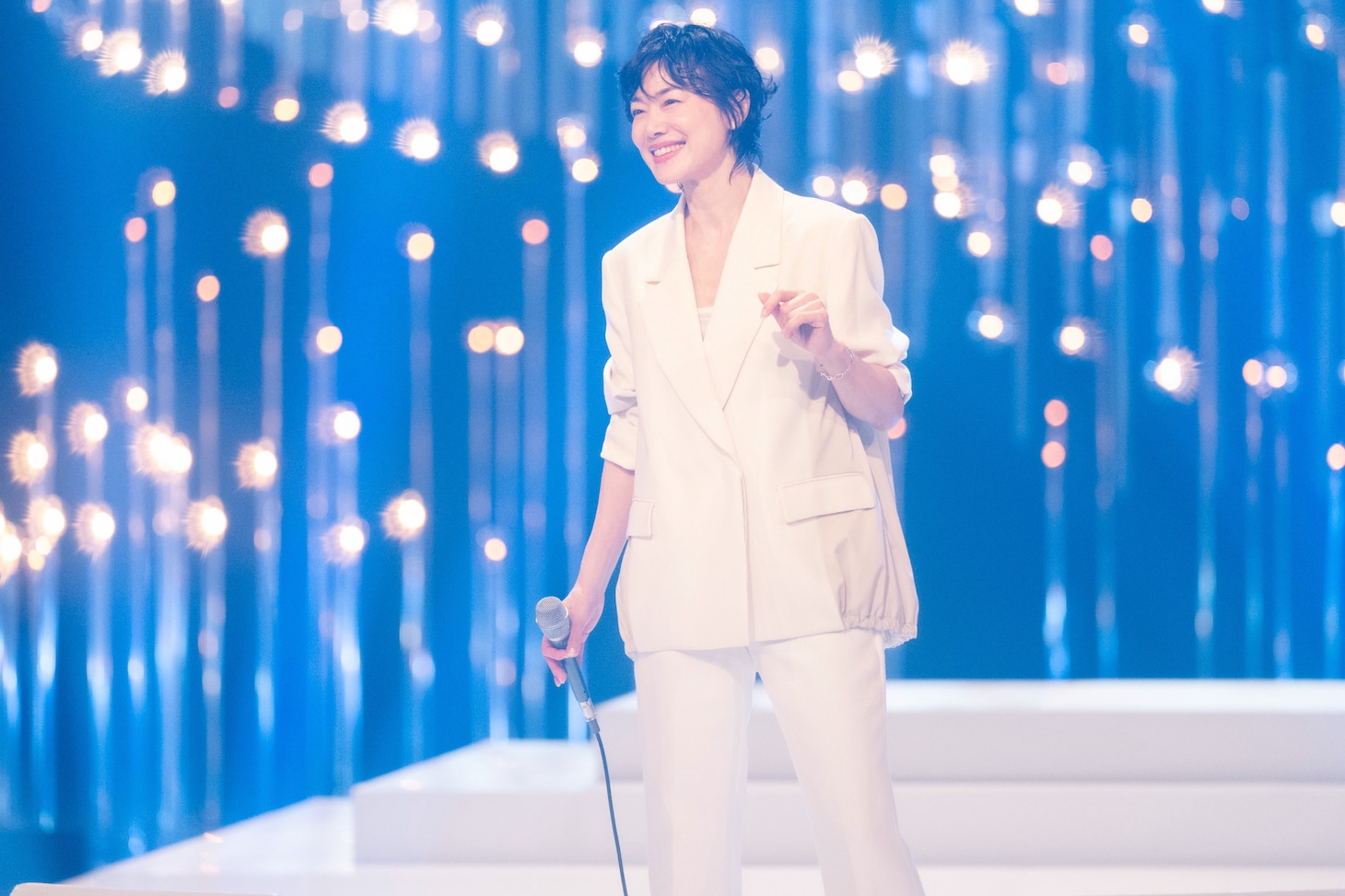 「SONGS」に出演する今井美樹。©︎NHK