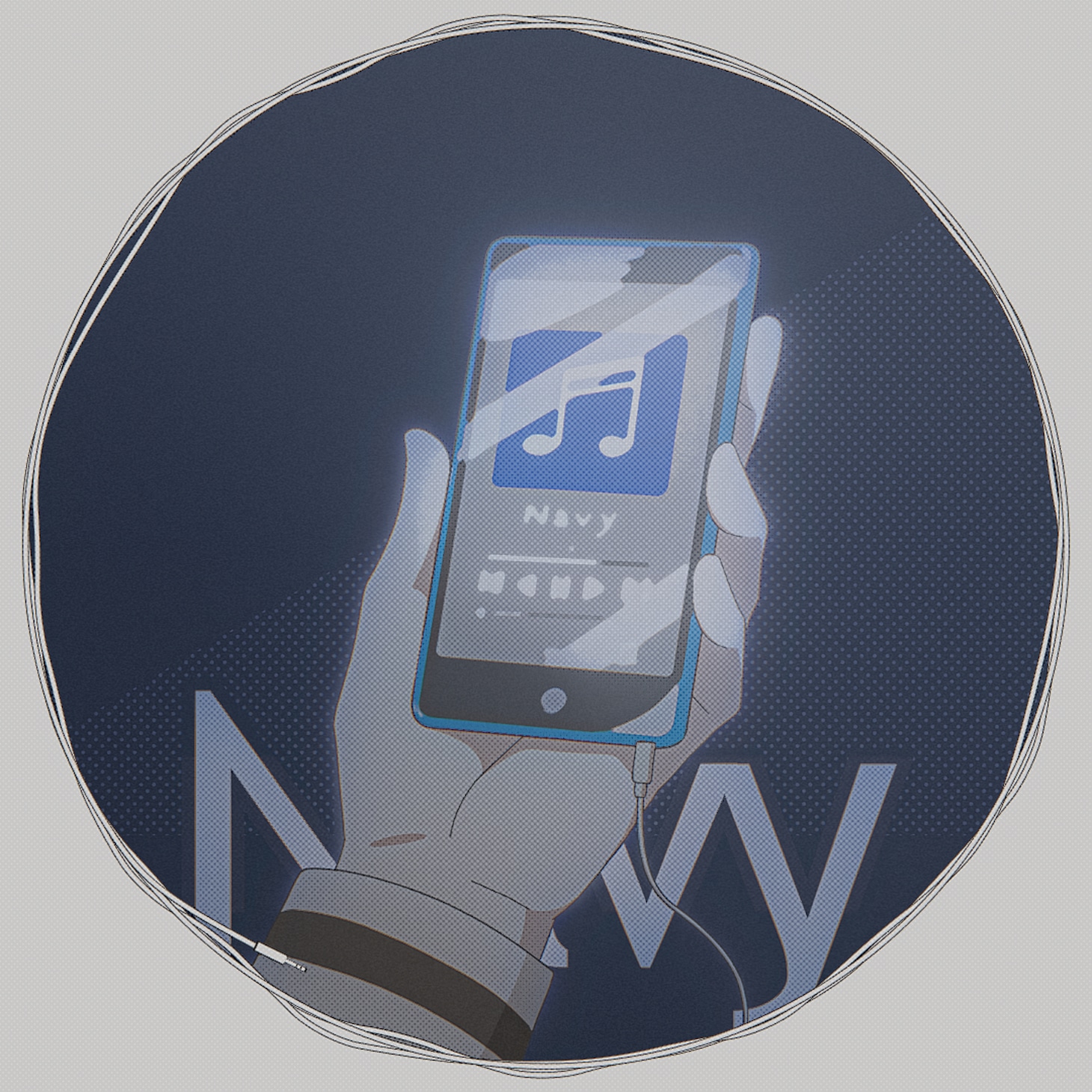 梓川「Navy」配信ジャケット