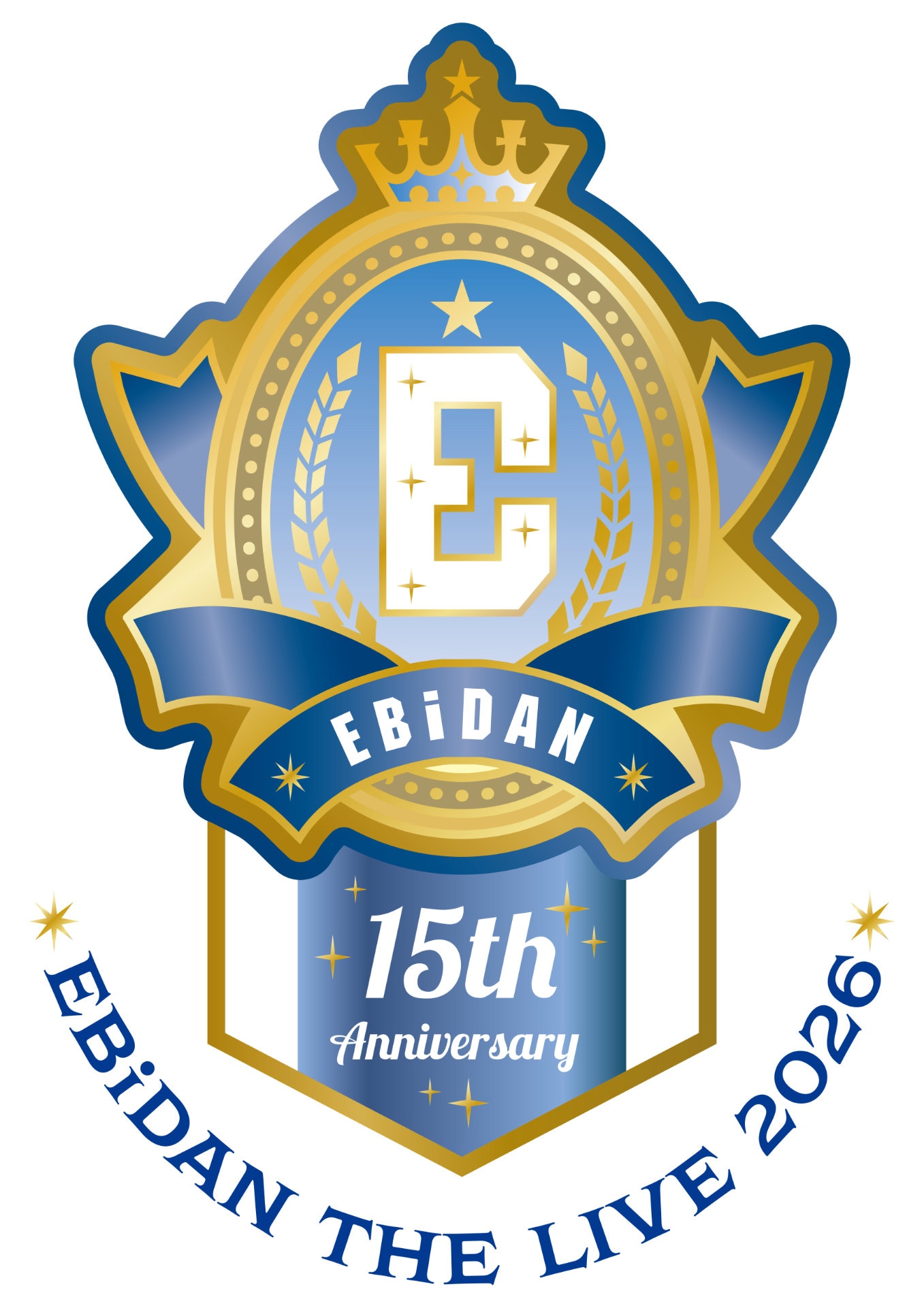 「EBiDAN THE LIVE 2026 15th Anniversary」ロゴ